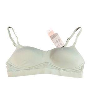 Calvin Klein bralette lightly lined size Small light green new